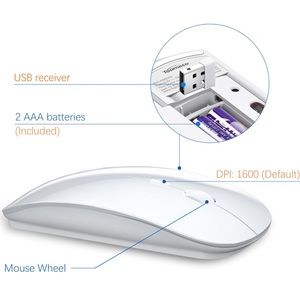 TopMate Wireless Keyboard and Mouse Ultra Slim Combo - Thumbnail 3